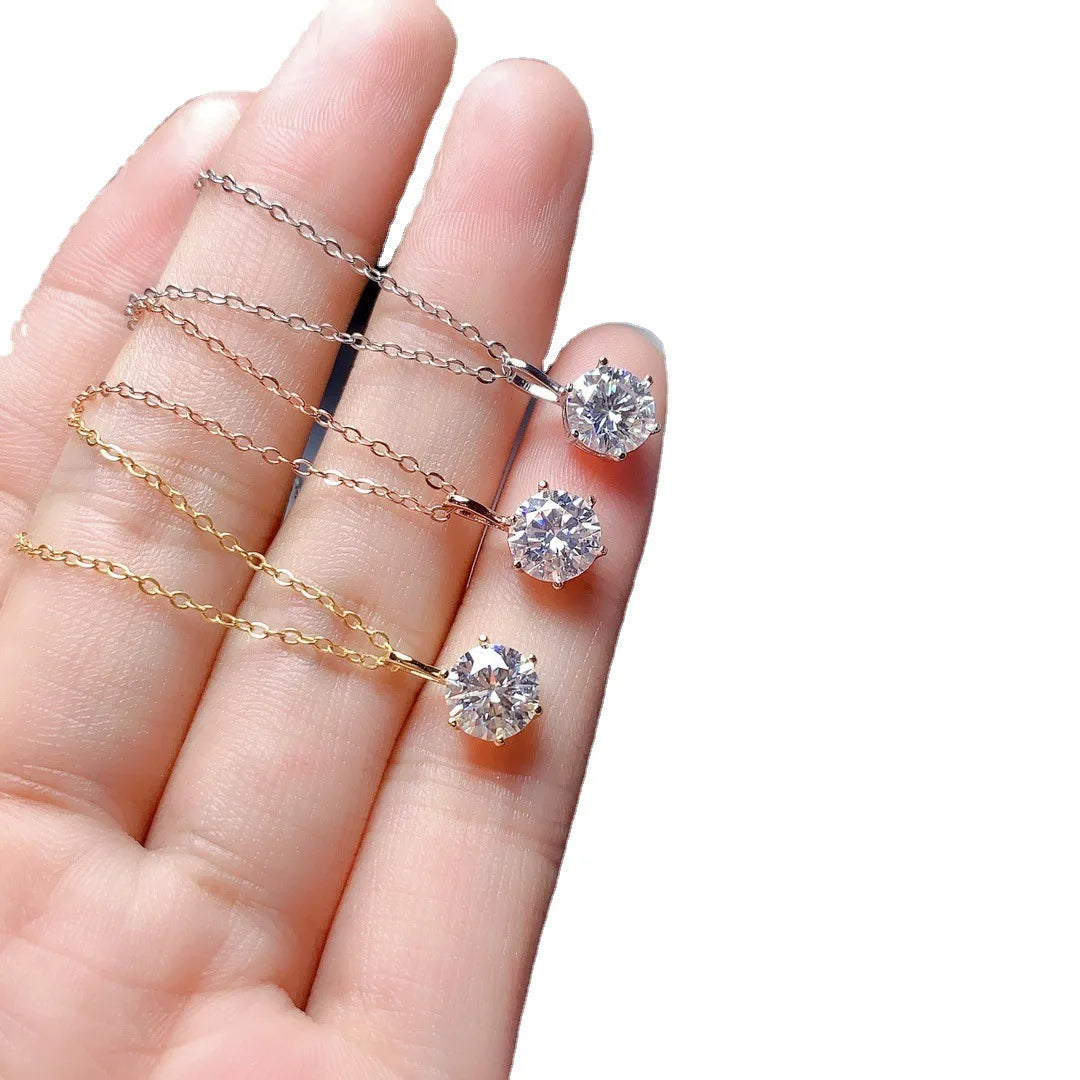 Fashion 18K Gold Plated Charms Party Jewelry for Women Chain Necklace Wholesale N202212-29