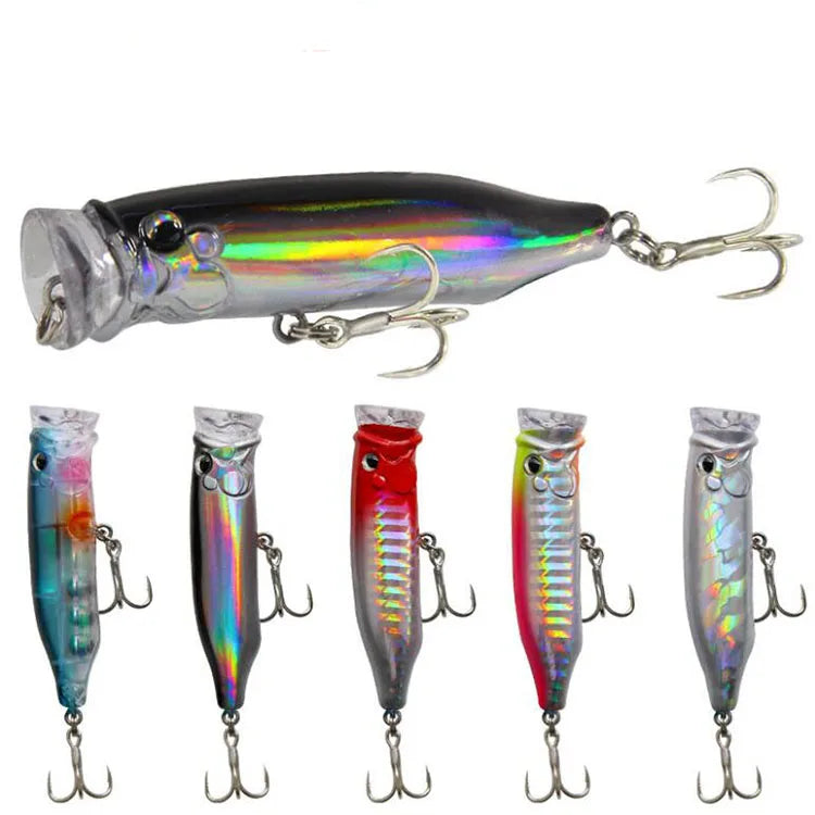 WEIHE 7cm 9.4g Floating Freshwater Wobbler Top Water Pencil Fishing Popper Lure