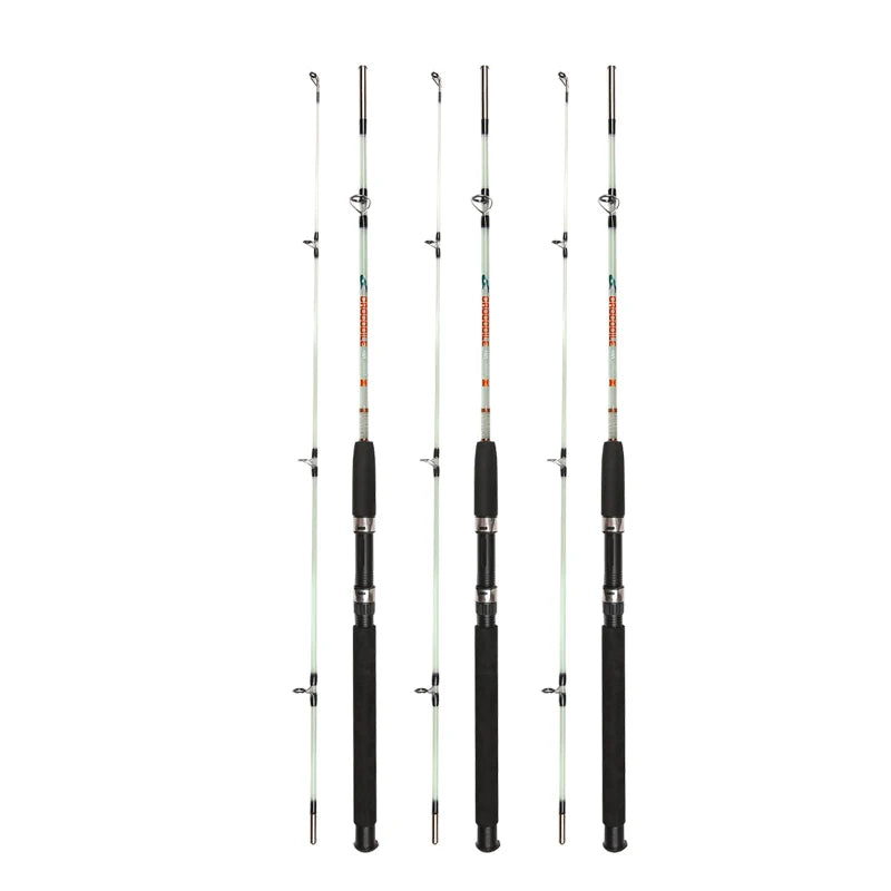 Wholesale High Quality Super Light 2 Section Solid Glass Fiber Spinning Fishing Rods