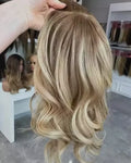 Highest Quality Human Hair Topper Fast Deliver  Remy Hair 6x7 Size Silk Base 14-22 Inch Cuticle Aligned Human Hair Toupee