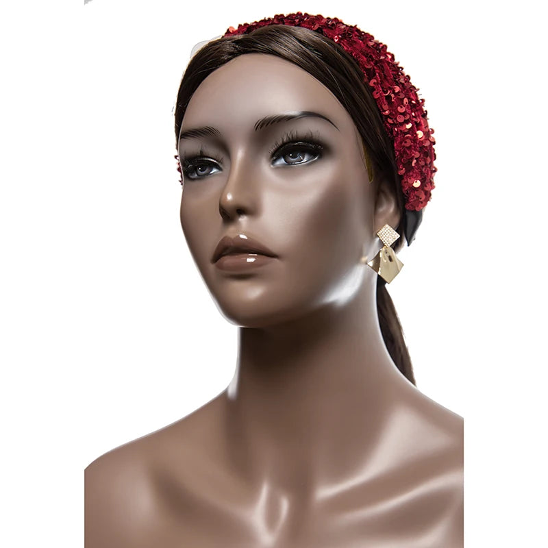 H11 Fashion Realistic Makeup African American Mannequins Head Wig Display Female Head Mannequins