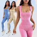 Wholesale Women Acid Washed Ribbed Leggings Yoga Jumpsuits Gym Fitness BodySuits Workout Clothes Sportswear Tracksuits Shapewear