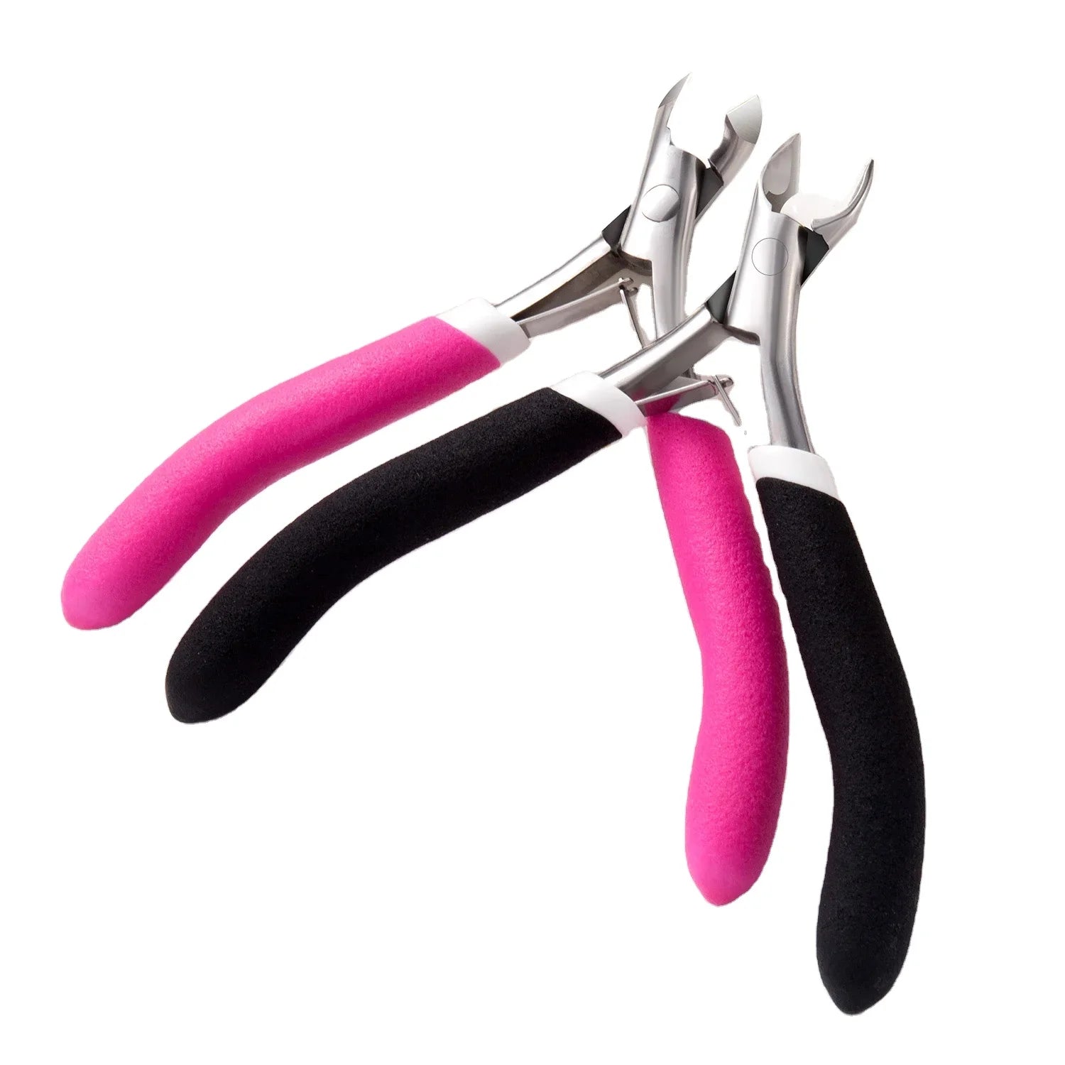 Plastic Handle Nail Scissors Oblique DeadSoft Grip Handle Nail Nipper
