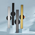 Modern Chrome Plated Floor Mount Bathroom Shower Drain with Easy Installation Rectangle Design