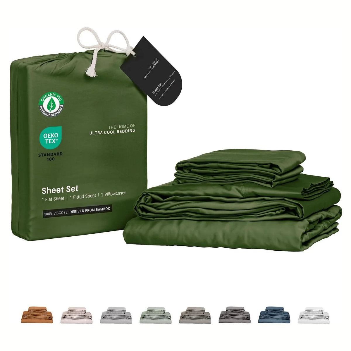 Cooling Plain 300TC Bamboo Fiber Bed Sheet Set Breathable Lightweight Summer Bedding for Home Hotel ODM/OEM Factory MegaBDM