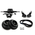 Spring Suspension Mountain Skateboard Truck With Motor Mounting Plate and 8 Inch Off-road Pneumatic Wheel