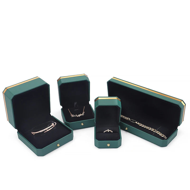 Luxury Brand Luxury Jewelry Gift Boxes Paper Ring Earring and Bangle Boxes for Premium Packaging