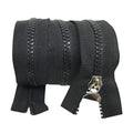 Handmade 5# Reversible Garment Resin Zipper Close End Zipper Color Teeth With rainbow