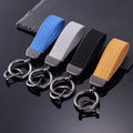 Wholesale Leather Keychain Blanks in Bulk Promotional Gift Band Name Car Pu Leather Key Chains