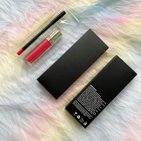Custom Vegan Makeup Liquid Lipstick with Lip Liner Waterproof Lipliner Kit Set Lipgloss Boxes