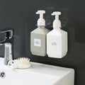 New Arrival Wall Mounted Adhesive Storage Rack Plastic Acrylic Bathroom Shelf for Hanging Door Bottle Holder and Tool Use