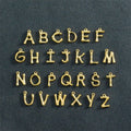 SP New Arrived Hot Selling Bamboo Letter Charms Stainless Steel Made Real Gold Plated Initial Letters Pendant