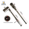 21mm Scaffold Poka Spanner Crv Doule Bi Hex Socket Scaffolding Spanner Carbon Steel Handle Chrome Plated