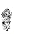 Big Size Tattoo Body Waist Leg Arm Dark Snake Temporary Tattoo Stickers