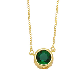 MIENTER Pendant Necklace Brass Gold Plated Healing Stones Necklaces Necklace for Women