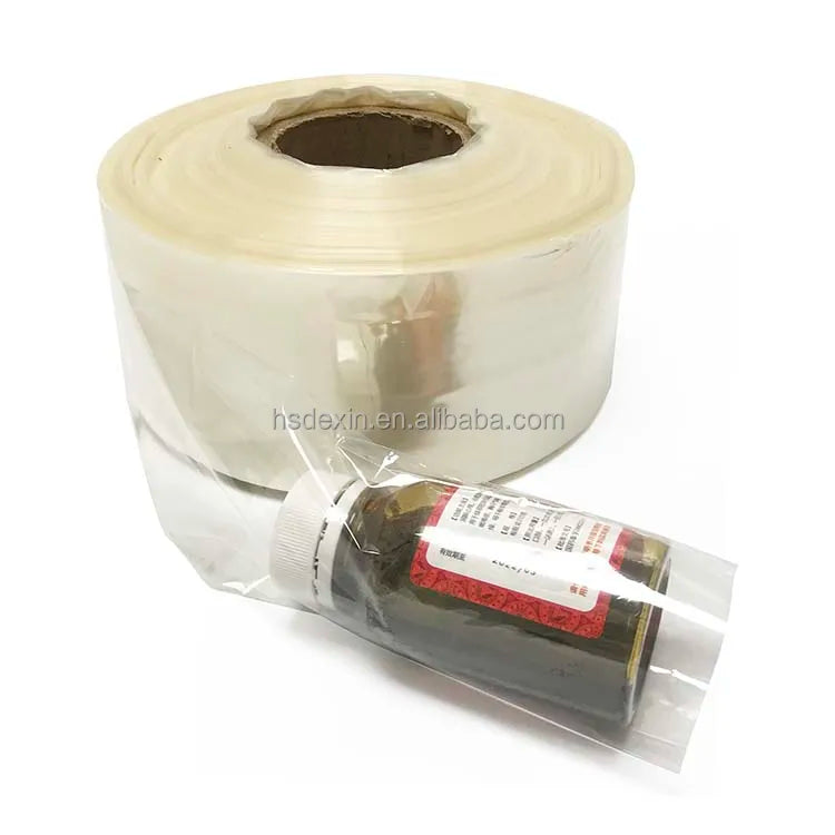 Transparent clear Shrink Wrap Packaging Plastic Shrink Wrap Tube Roll