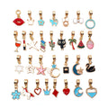 31Pcs Cheap Designer Metal Gold Charms Pendants Jewelry Bead for Women Bracelet Jewelry Making