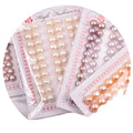 AAA Grade 3-13MM Natural White Half Drilled Cultured Pearls Freshwater  Bread Button Shape Loose Pearls