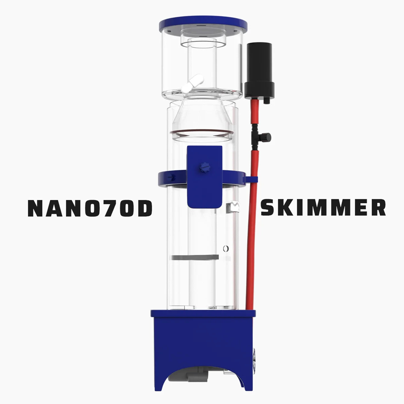 AQUAEXCEL Nano70D Protein Skimmer DC Pinwheel Pump Durable Plastic Hang-On Internal Skimmer for Modern 200L/50 Gals Fish Tank