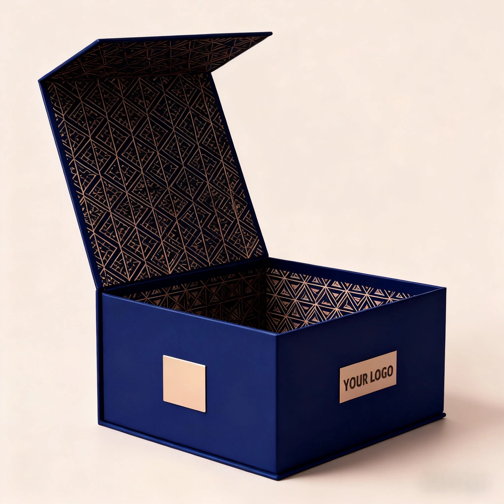 Lipack Cheap Kraft Paper Folding Packaging Box Paper Foldable Magnetic Gift Box