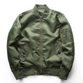 Wholesale Minimalist Solid Standing Collar Pilot Men's Jackets MensWindproof Bomber Jacket