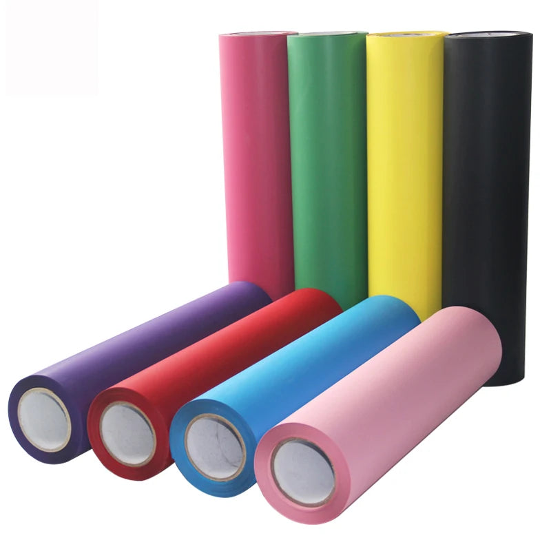 Free Sample Korean Heat Transfer PU Flex HTV High Flex Soft Hand Feeling High Temp Textile Vinyl Film Rolls for T-shirt