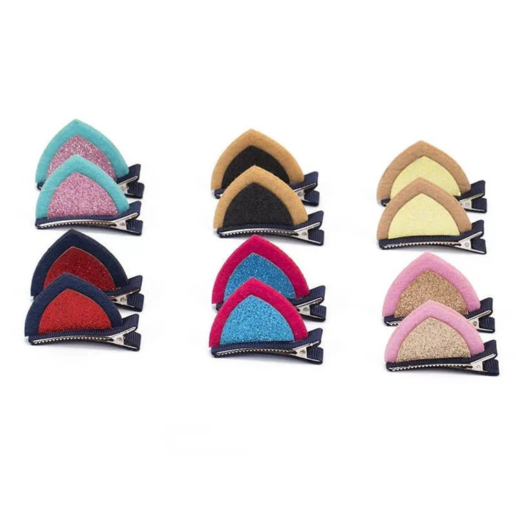 Cute Glitter Hair Clip Accessories Animal Hairpin Hair Decorative Cat Ear Hair Clip