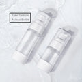Stock Essence Plastic Bottle 50ml 100ml Transparent Round Cosmetic Airless Pump Spray Bottle
