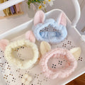 IVANHOE Headband for Washing  Wash Face Bow Makeup Hairbands Girls Elastic Holder Hair Strap Bands Ears Turban Hair Accessories