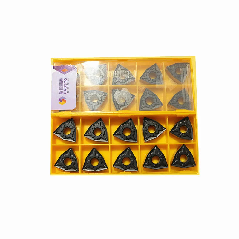 HADESITONG CNC Lathe Turning Tools Turning Carbide Insert WNMG HS8125 Series for Steel Parts