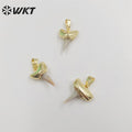 WT-P1855 WKT New Hot Design Teeth Shape Pendant Small Size Unique Gold Top  Tooth Pendant for Friend Gift