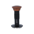 Stainless Steel Base Wooden Handle 53 58Mm Adjustable Calibrated Spring Loaded Coffee Powder Press Espresso Coffee Tamper 51Mm