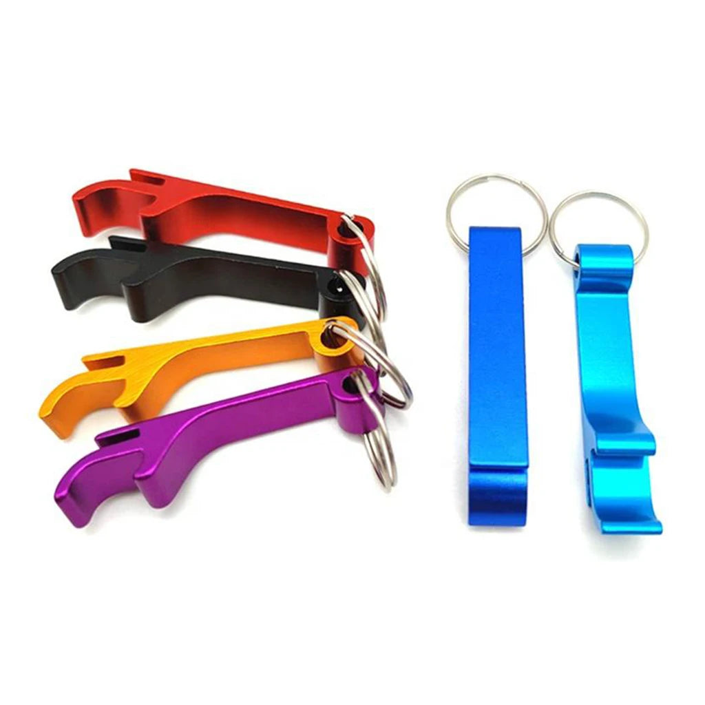 Wholesale Custom Cheap 4-in-1 Key Chain Simple Flat Metal Tiger Paw Bottle Opener Beer Can Tab Opener Aluminum Alloy Opener