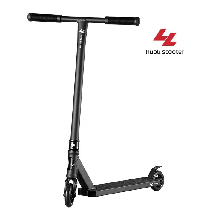 Huoli Wholesale Entry Level Stunt Scooter OEM ODM Two-Wheel PU Aircraft Grade Aluminum Complete Freestyle Scooter for Teenage MegaBDM