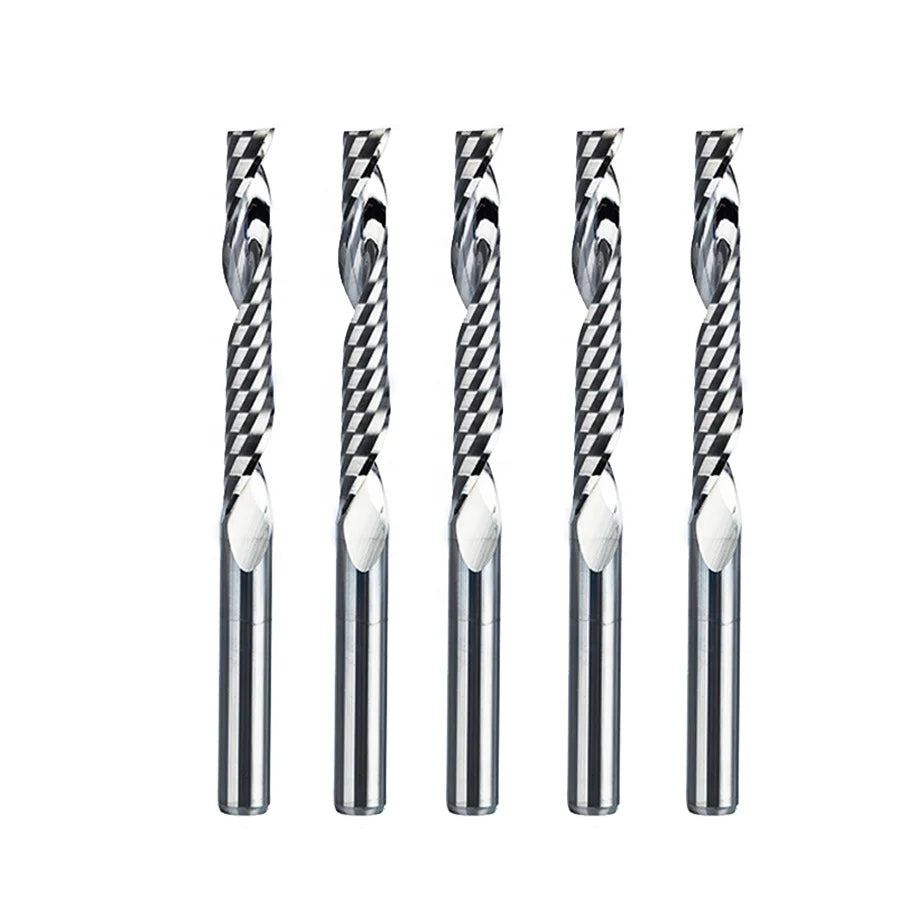Weix High Quality Single Flute End Mill 1 Flute Milling Cutter for Aluminum Uncoated MegaBDM