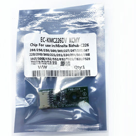 Compatible Developer Chip for Konica Minolta BH C226 C266 C256 C258 C368 227 C267 287 C367 C220 281 C224 284 7828 7528 Parts