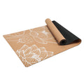 2023 Custom Logo Gym Design Cork Rubber Yoga Mat