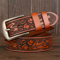 LQbelt Mens Pin Buckle Belt Cowhide Male Belts for Men Cow Leather Belt High Quality Waistband Factory