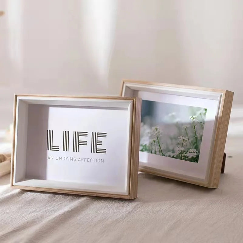 Wooden Graduation Photo Frame Horizontal and Vertical Use Wall-mountable with Engraving 8 10-inch A4 Graduation Photo Frame