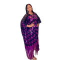 Direct Selling Abayas From Dubai Africa Sequin Dress Vitenge African Dress Boubou Africain Homme Tassel Sequin Women Polyester