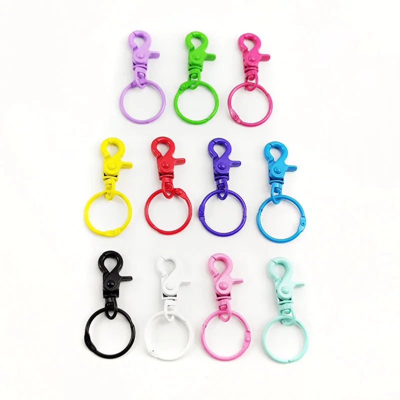Deepeel AP598 25mm DIY Metal Bag Accessories Keychain Decorative Buckle Strap Clasps Removable Lobster Buckles Swivel Hooks