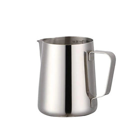 Hot Selling Stainless Steel 350ml Milk Frothing Pitcher Modern Design Coffee and Tea Milk Frother with Custom Logo