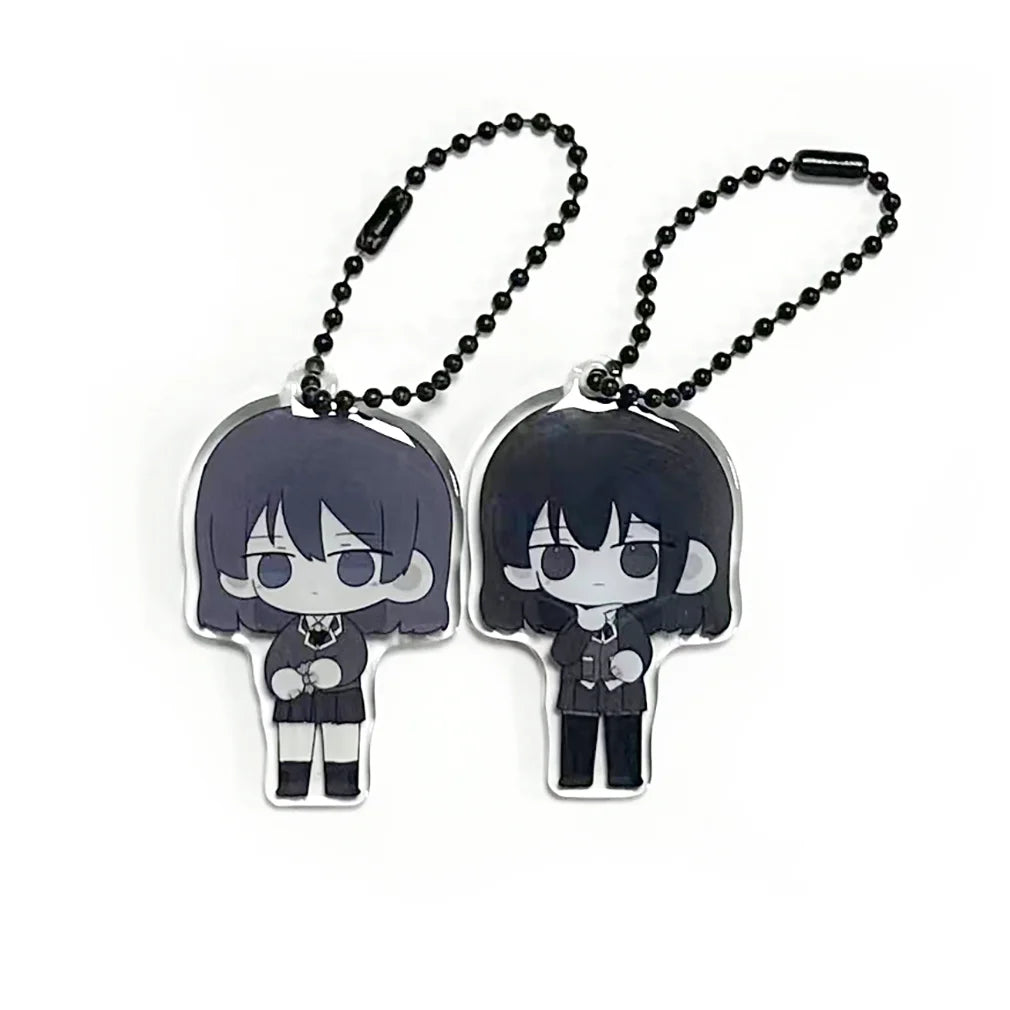 Custom Acrylic Keychain Holographic Animation Printing Epoxy Resin Keychain Keychain Charm