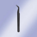 Wholesale Professional Luxury Stainless Steel False Eyelash Tweezers Slanted Multifunctional Hand-held Clip Applicator 10mm