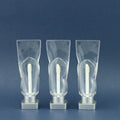 Private Label Unique Design 4ml Clear Plastic Lip Gloss Container Toothpaste Shaped Squeeze Tube for Cosmetics