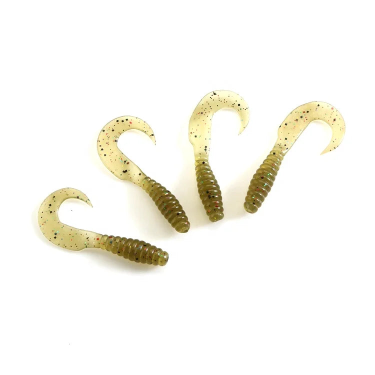 Newbility 60mm 1.9g Mini Jigging Pike Trout Area Slow Pich Jigs PVC Lure Soft Plastic Bait Lures