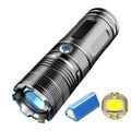 Helius Spotlight Long Range Wick Large-capacity Telescopic ZOOM Power Bank Rechargeable Led Lantern Torch Flashlights
