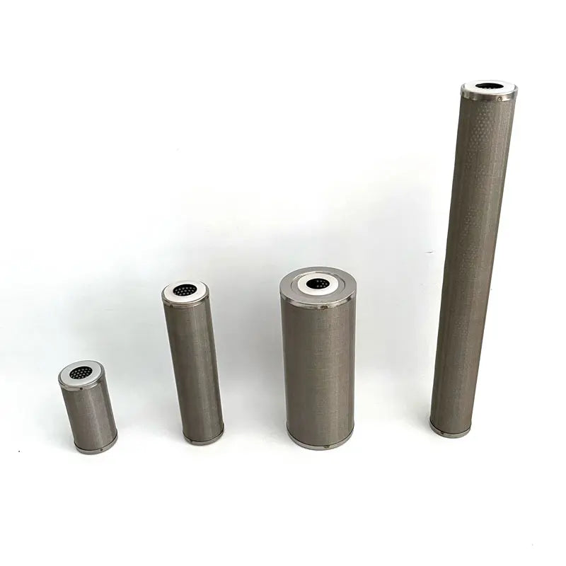 Reusable Sediment Removal 5 - 50 Microns Stainless Steel Filter Cartridge for Industrial Liquid Filtration
