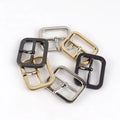 Meetee BF604 25mm Bag Strap Adjustment Buckle Handbag Hardware Accessories Square Three-speed Metal Pin Buckle