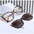 95857 Hot Selling Polarized Sunglasses Women Fashion Clip on Sunglasses Ladies Anti Blue Light Glasses